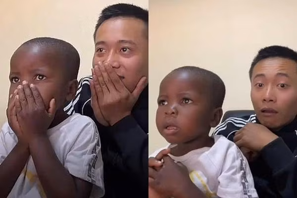 Phản ứng của cậu bé khi biết Thùy Tiên là Hoa hậu