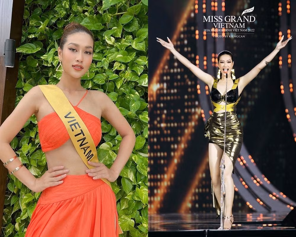Có thể thấy vóc dáng của Thiên Ân nhỏ nhắn mảnh mai hơn so với lúc đăng quang. Có thể thấy vóc dáng của Thiên Ân nhỏ nhắn mảnh mai hơn so với lúc đăng quang.