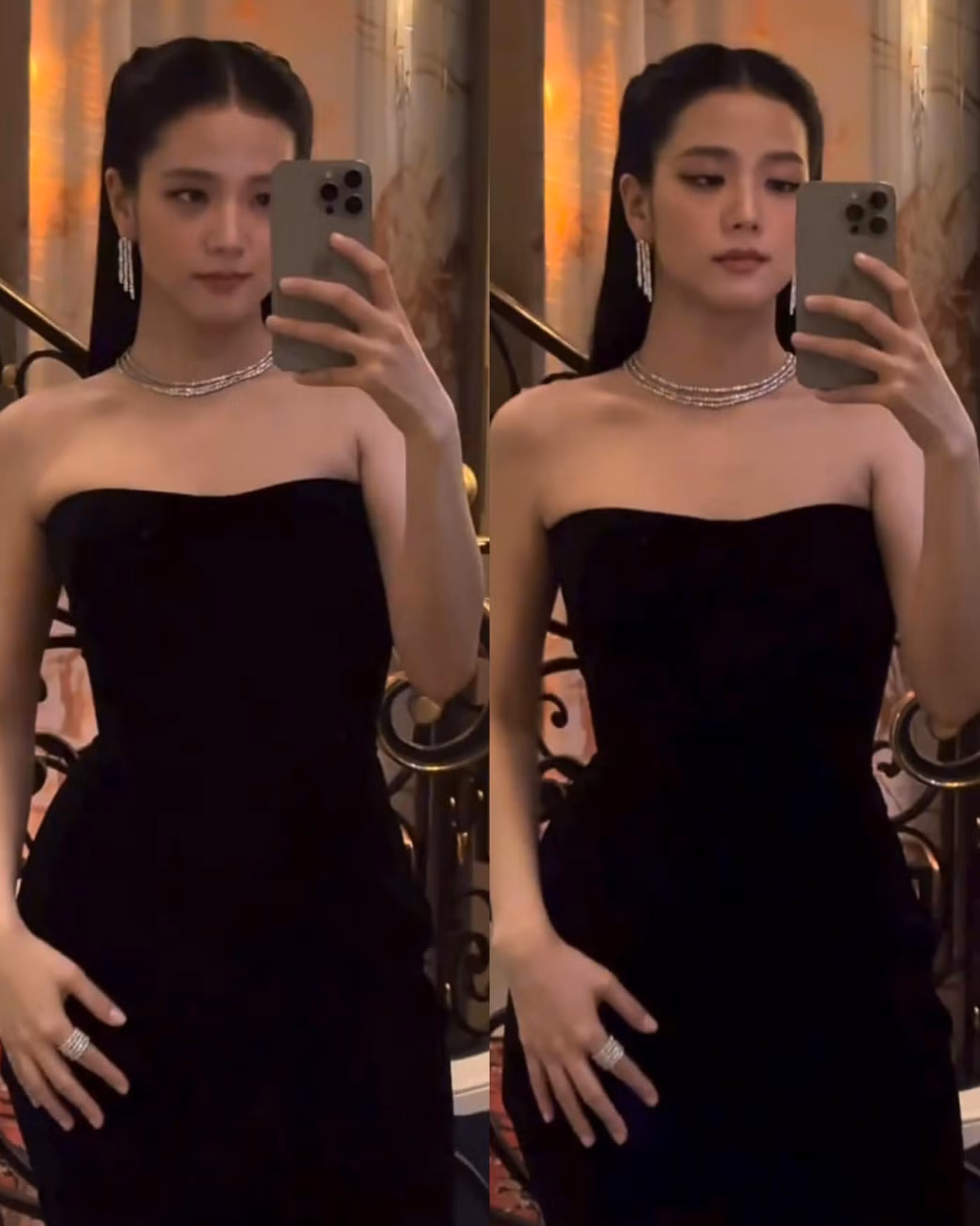 Giờ thì Jisoo đã lên đời điện thoại. Giờ thì Jisoo đã lên đời điện thoại.