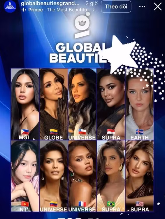 Hoa hậu Thanh Thủy lọt vào bảng đề cử Miss Global Beauties 2024.