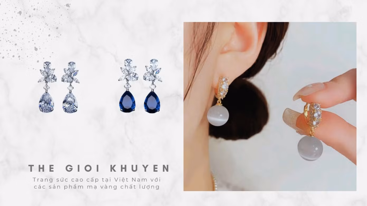 Trang sức bạc mạ vàng tại Thế Giới Khuyên.