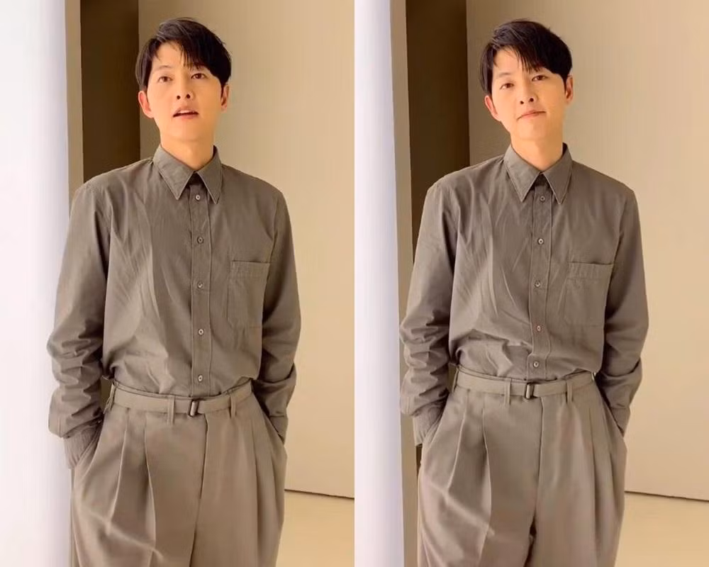 Netizen phát hiện áo của Song Joong Ki bị nhàu Netizen phát hiện áo của Song Joong Ki bị nhàu