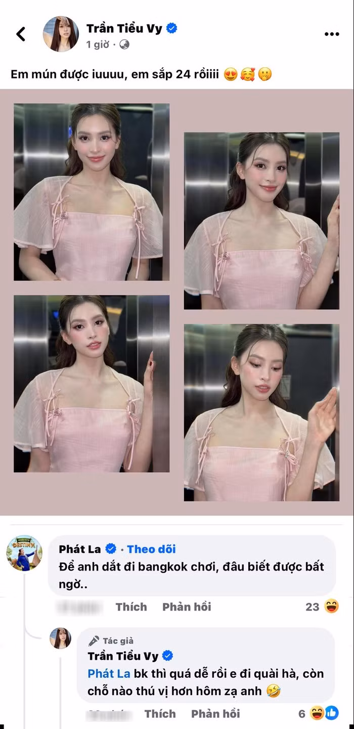 Phát La úp mở về tin đồn tình cảm của Tiểu Vy?