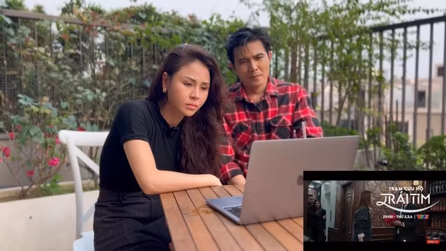 Lương Thu Trang trầm ngâm khi xem tình tiết gay cấn này.