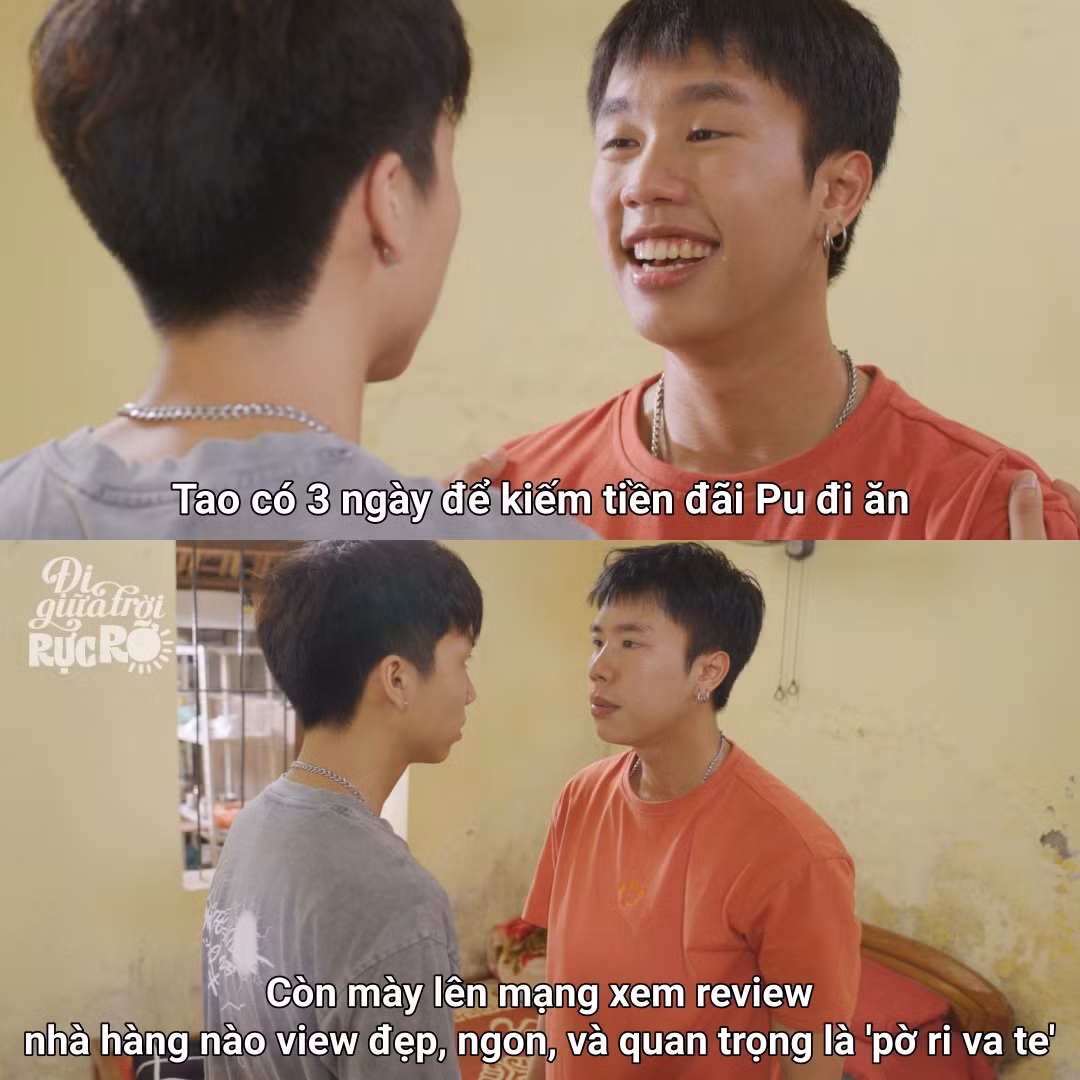 Pu lần đầu hẹn Chải đi ăn.