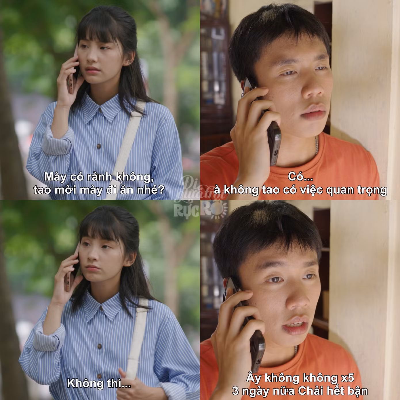 Pu lần đầu hẹn Chải đi ăn.