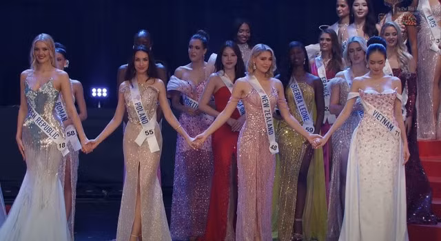 Khoảnh khắc hồi hộp nhất chung kết Miss International 2024. Khoảnh khắc hồi hộp nhất chung kết Miss International 2024.