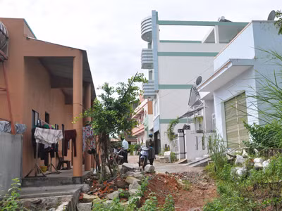 Đất thu hồi trong vụ án 2005 tại đồi Ra Đa, nay đã được xây nhà 