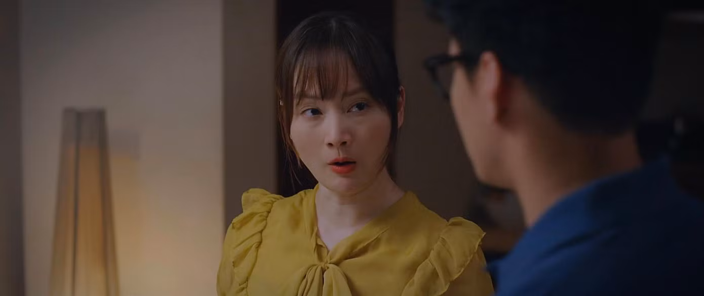 Khánh trong phim phải chịu cảnh mẹ chồng không thương, chồng không bênh.