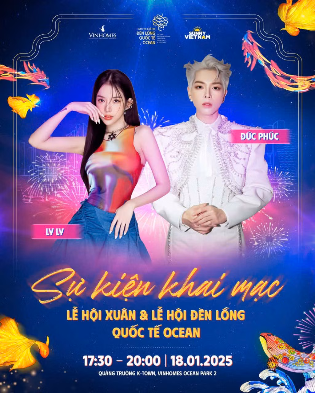 Đức Phúc và Ly Ly sẽ khuấy động sân khấu khai mạc Lễ hội “Ánh sáng phương Đông” Đức Phúc và Ly Ly sẽ khuấy động sân khấu khai mạc Lễ hội “Ánh sáng phương Đông”