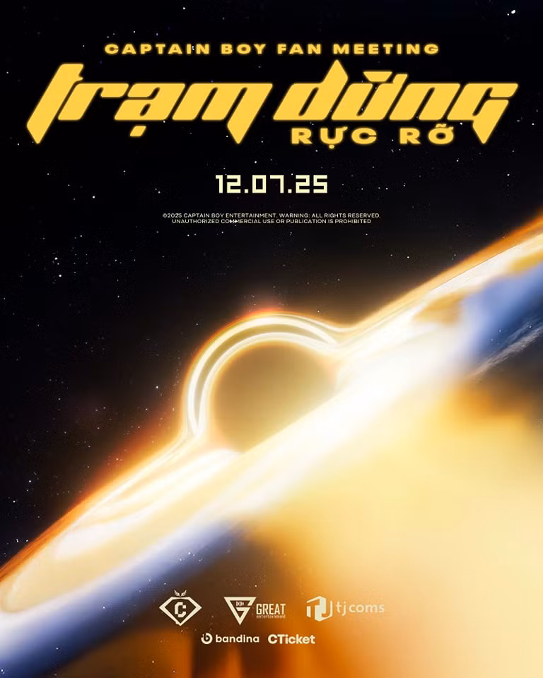 Fan meeting Trạm Dừng Rực Rỡ D-2 sẽ diễn ra ở Hà Nội vào ngày 12/7.