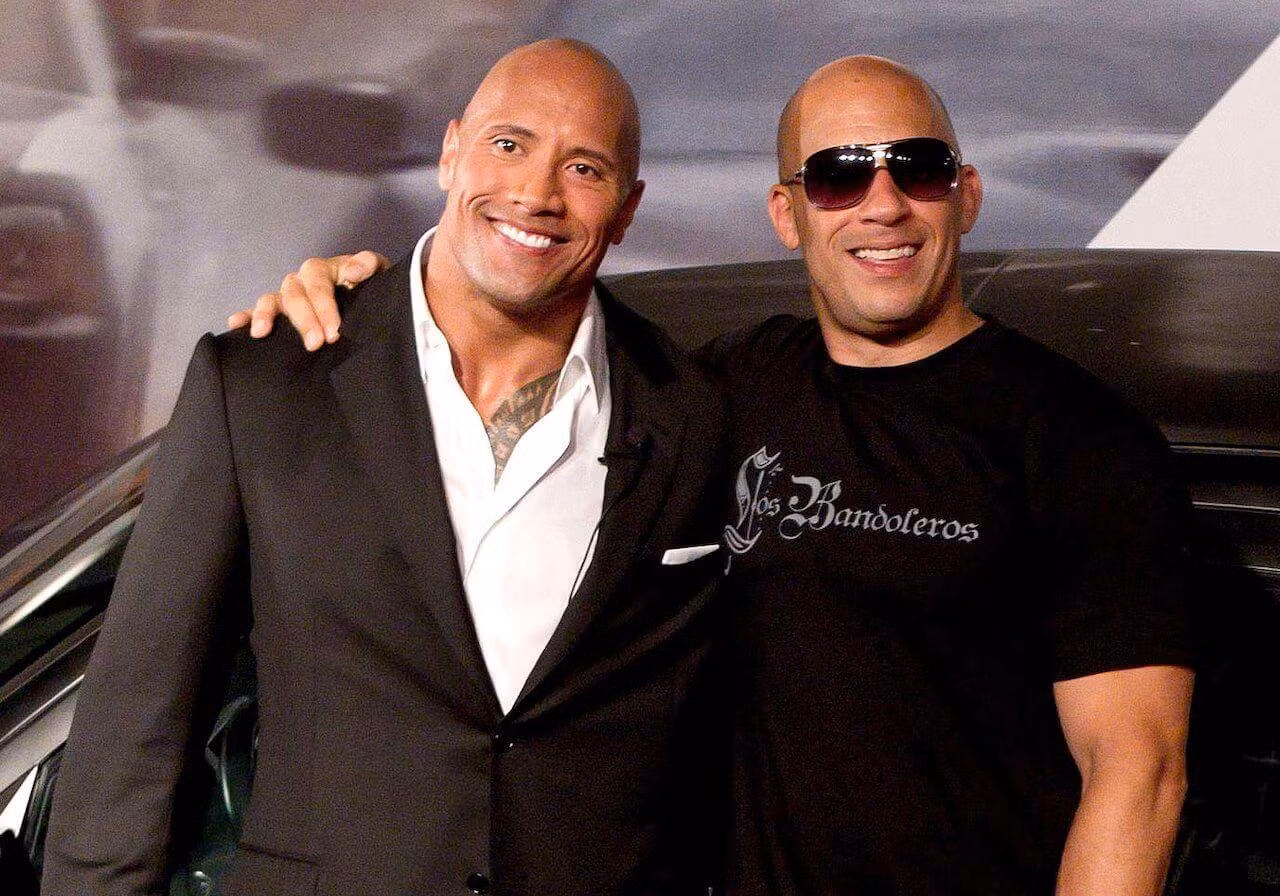 The Rock và Vin Diesel thuở còn "mặn nồng" (Nguồn: Internet)