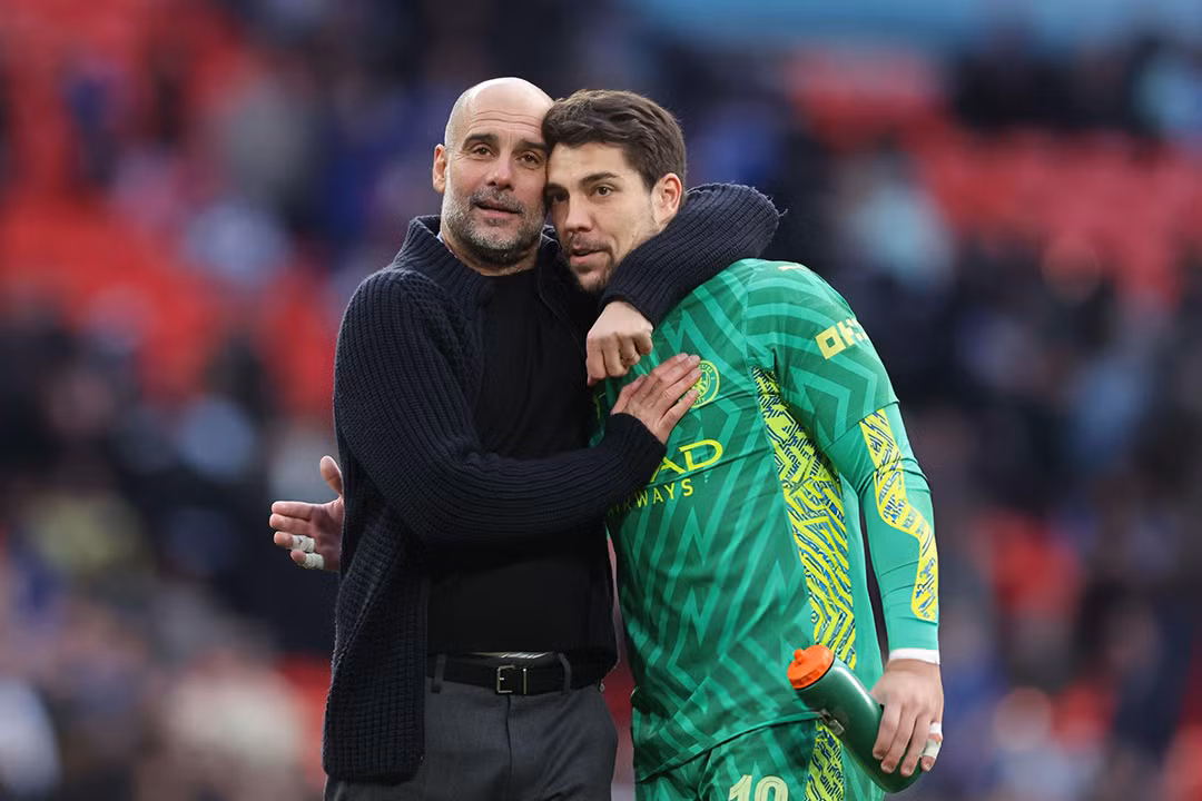 Guardiola đặt niềm tin vào Stefan Ortega (Ảnh: Catherine Ivill - AMA)