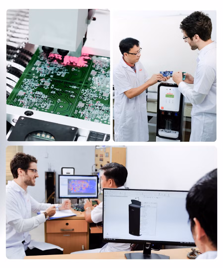 Chủ tịch ROBOT và đội ngũ kỹ sư vẫn sẽ tiếp tục phát triển các dòng sản phẩm điện giải trong tương lai để giá thành không còn là rào cản