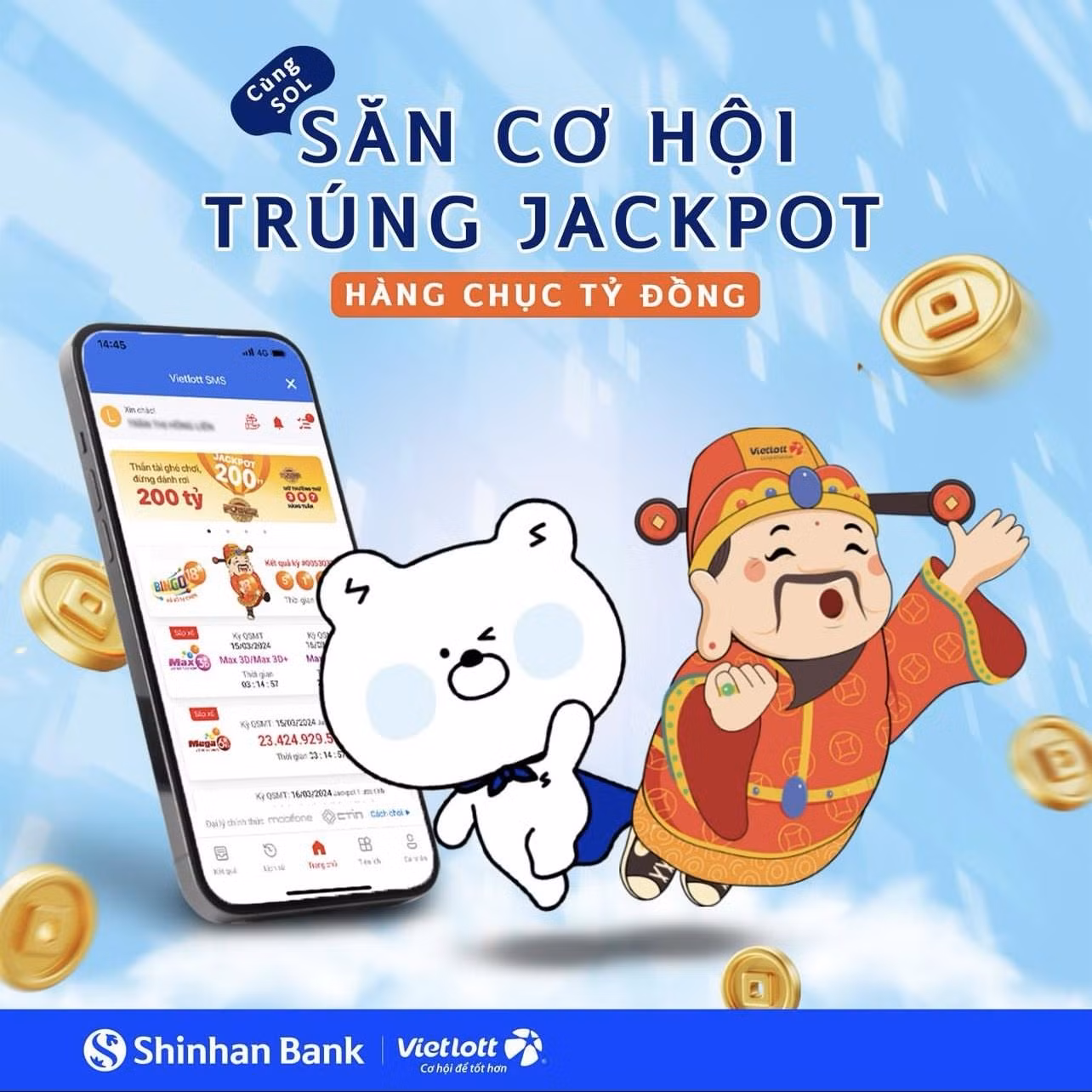 Người chơi dễ dàng mua vé số điện toán trên ứng dụng của ngân hàng Shinhan Bank. Người chơi dễ dàng mua vé số điện toán trên ứng dụng của ngân hàng Shinhan Bank.