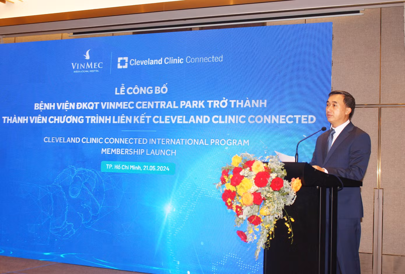 Thứ trường Trần Văn Thuấn phát biểu tại buổi lễ