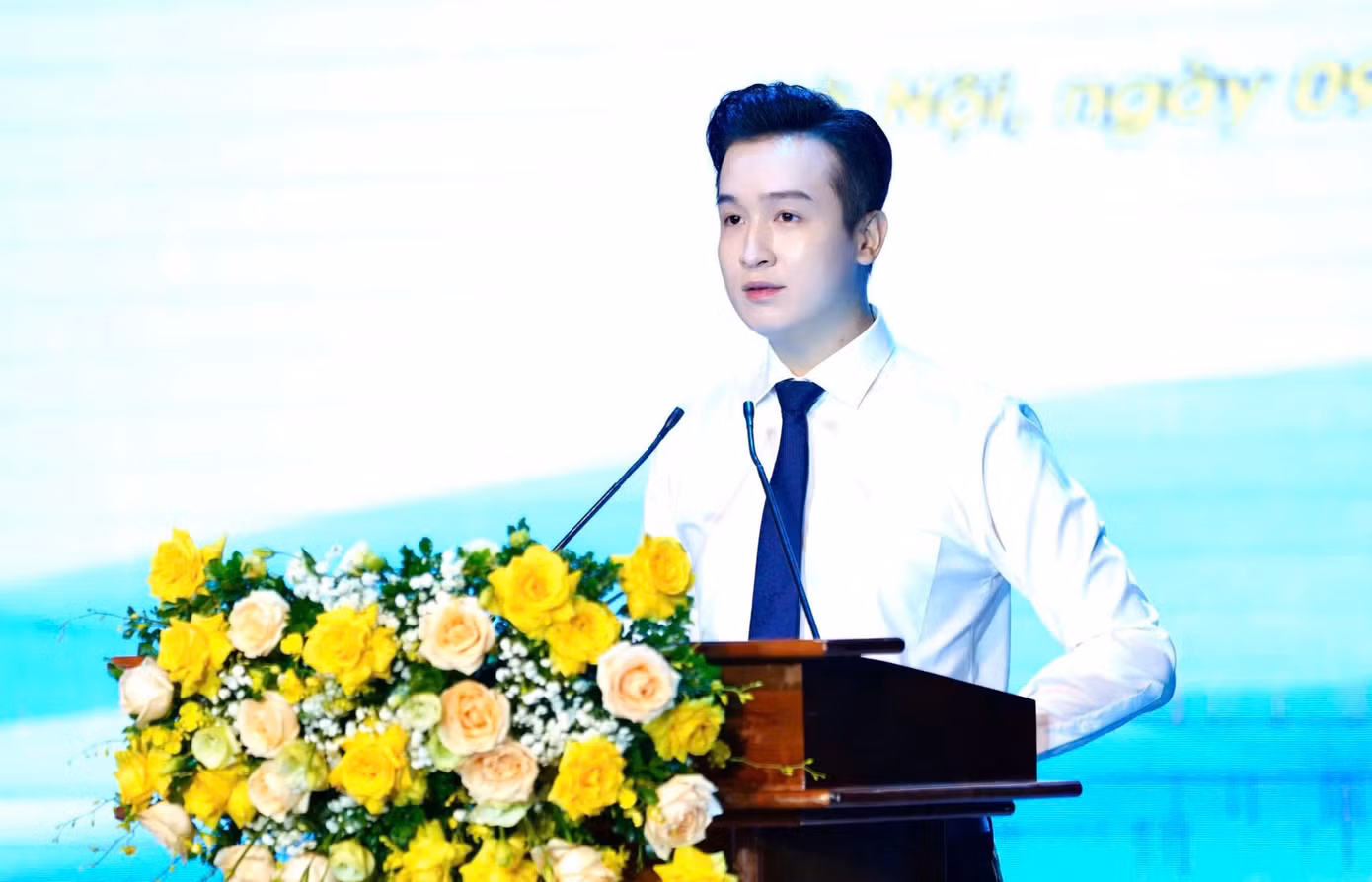 Anh Đào Đức Việt - Phó Bí thư Thành Đoàn, Chủ tịch Hội đồng Đội TP. Hà Nội. Ảnh: BTC Anh Đào Đức Việt - Phó Bí thư Thành Đoàn, Chủ tịch Hội đồng Đội TP. Hà Nội. Ảnh: BTC