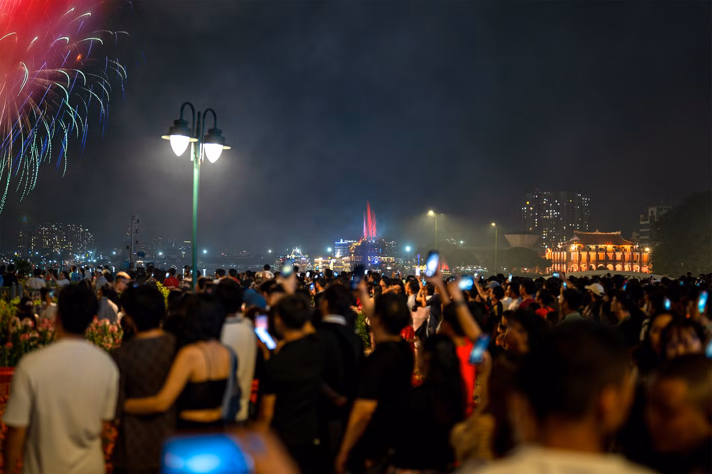 Đây là địa điểm ngắm pháo hoa lý tưởng nhất.