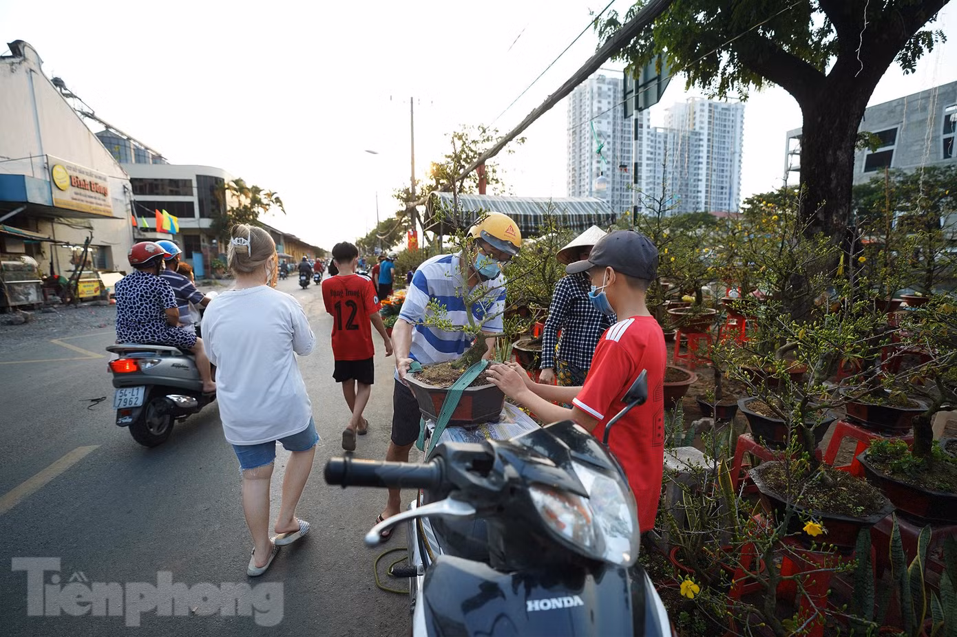 Chợ hoa Xuân tuân thủ quy định về phòng, chống dịch Covid-19, vệ sinh môi trường, mỹ quan đô thị, trật tự an toàn giao thông, trật tự lòng đường, vỉa hè...