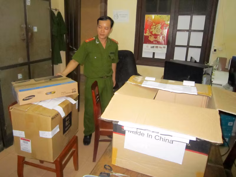 Tang vật vụ án bị cơ quan chức năng thu giữ được 