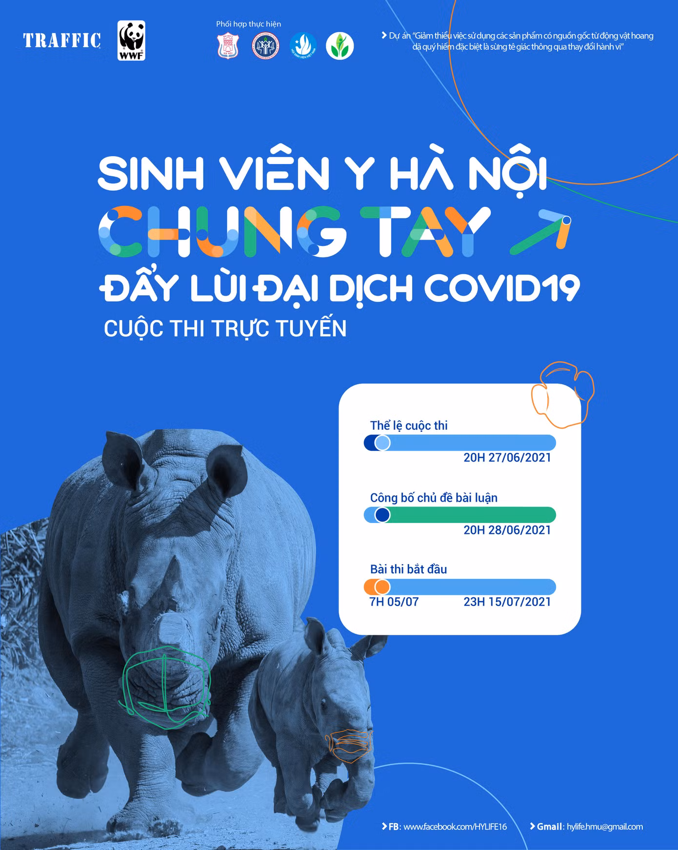 Các mốc thời gian quan trọng của cuộc thi - Ảnh: Promoting Healthy Youth & Lifestyle Các mốc thời gian quan trọng của cuộc thi - Ảnh: Promoting Healthy Youth & Lifestyle