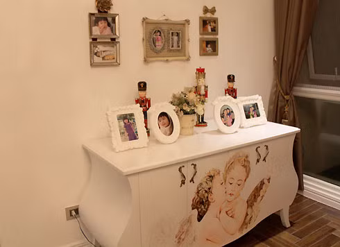 Mỗi góc của căn nhà đều ghi đậm dấu ấn hạnh phúc của gia đình nhỏ