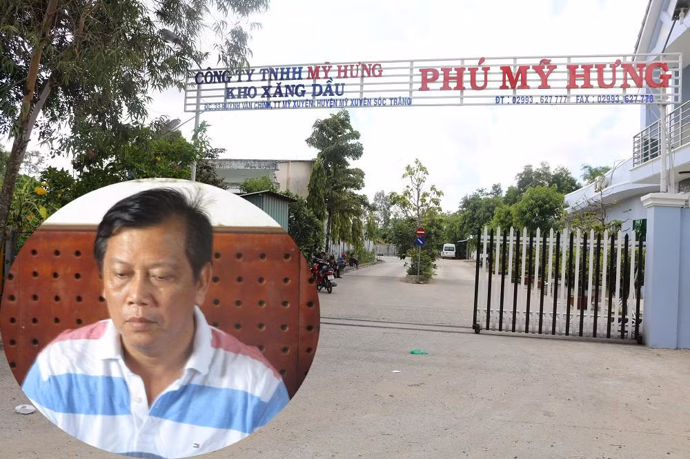 Trịnh Sướng khi bị bắt và kho xăng dầu Cty TNHH Mỹ Hưng tại tỉnh Sóc Trăng