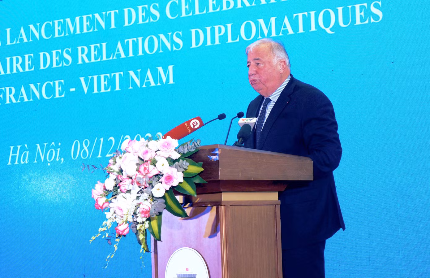 Chủ tịch Thượng viện Pháp Gérard Larcher (Ảnh: Thu Loan) Chủ tịch Thượng viện Pháp Gérard Larcher (Ảnh: Thu Loan)