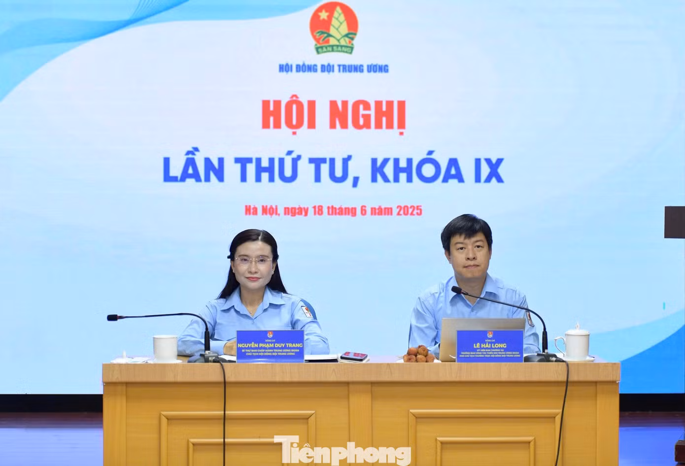 Chị Nguyễn Phạm Duy Trang - Bí thư Trung ương Đoàn, Chủ tịch Hội đồng Đội Trung ương ghi nhận và đánh giá cao tinh thần làm việc nghiêm túc, trách nhiệm của các đại biểu, ủy viên Hội đồng. Chị Nguyễn Phạm Duy Trang - Bí thư Trung ương Đoàn, Chủ tịch Hội đồng Đội Trung ương ghi nhận và đánh giá cao tinh thần làm việc nghiêm túc, trách nhiệm của các đại biểu, ủy viên Hội đồng.
