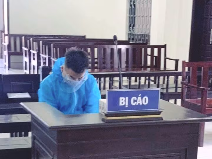 Nguyễn Hoàng Nhựt tại phiên tòa phúc thẩm hôm nay (29/10).