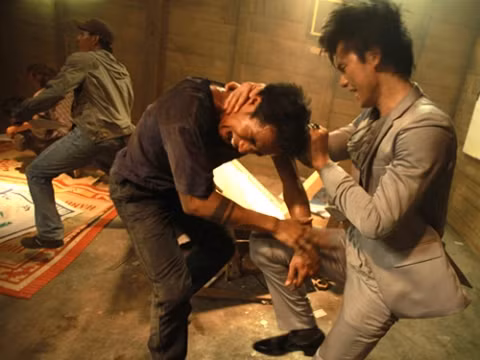 Một cảnh đấm đá trong phim
