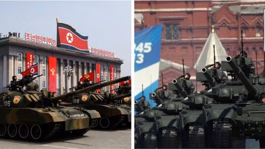 Nhà lãnh đạo Triều Tiên Kim Jong Un lần đầu tiên gặp Tổng thống Nga Putin ảnh 1
