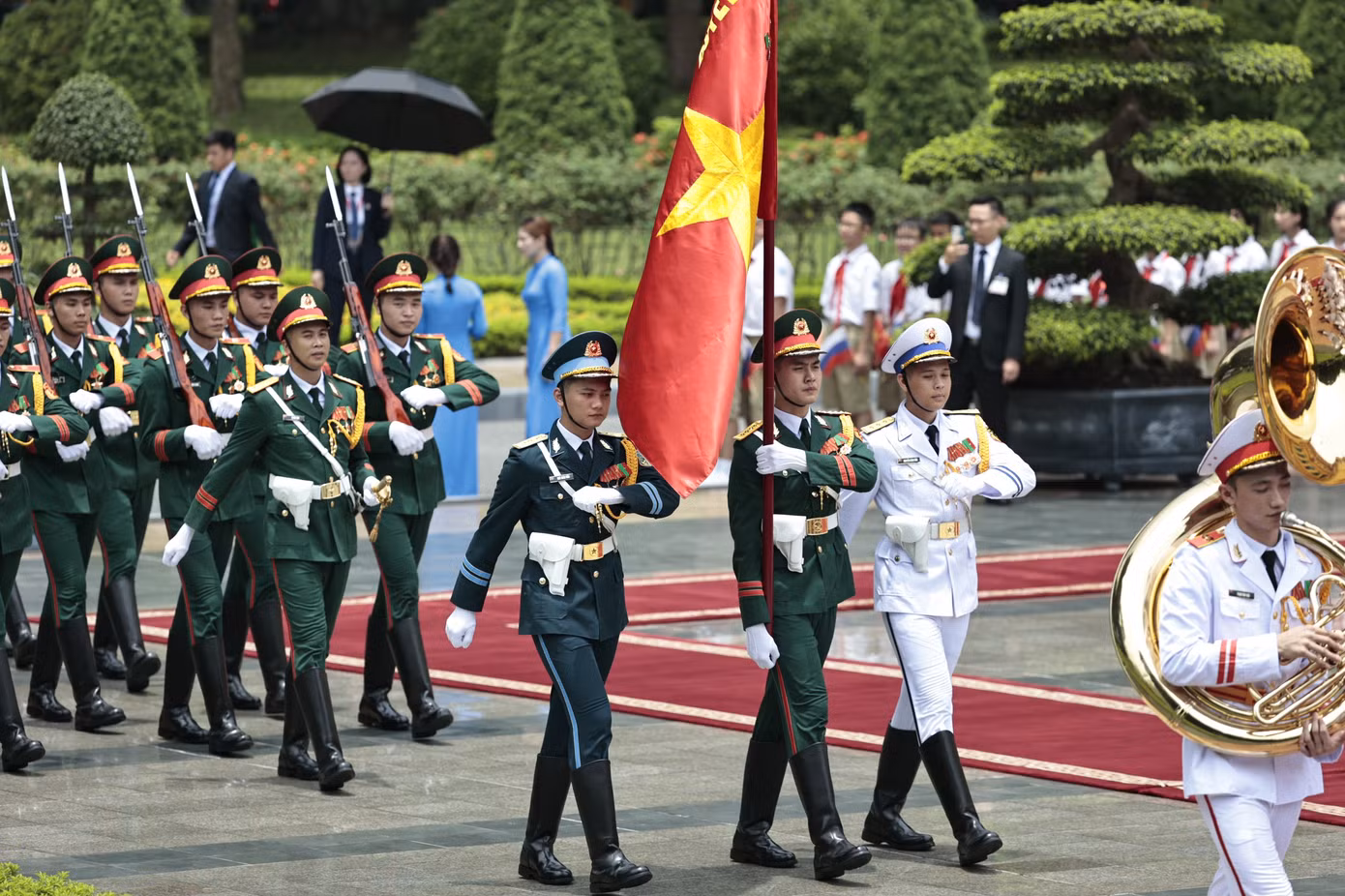 Chủ tịch nước Tô Lâm chủ trì lễ đón Tổng thống Nga Putin ảnh 26