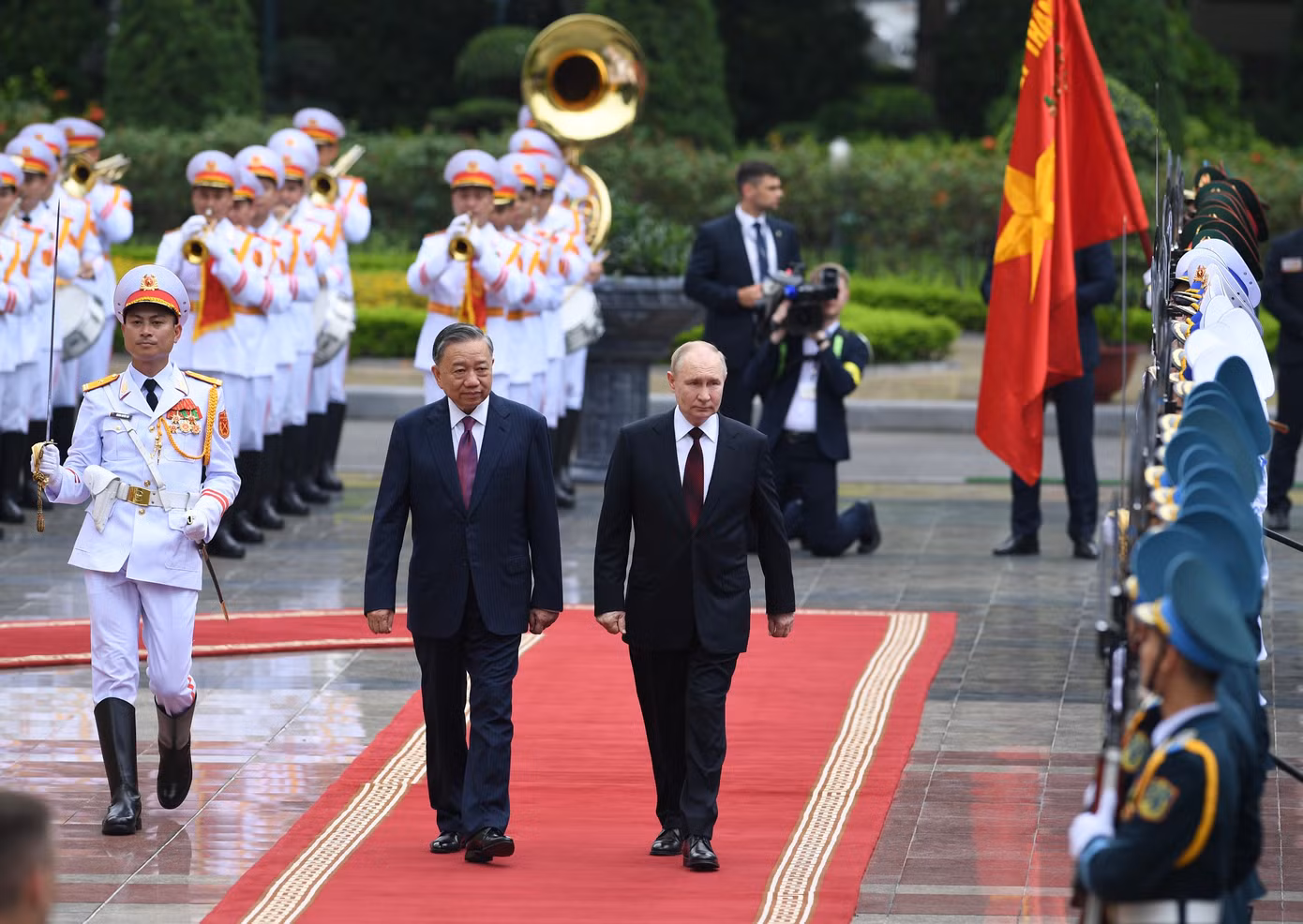Chủ tịch nước Tô Lâm chủ trì lễ đón Tổng thống Nga Putin ảnh 35