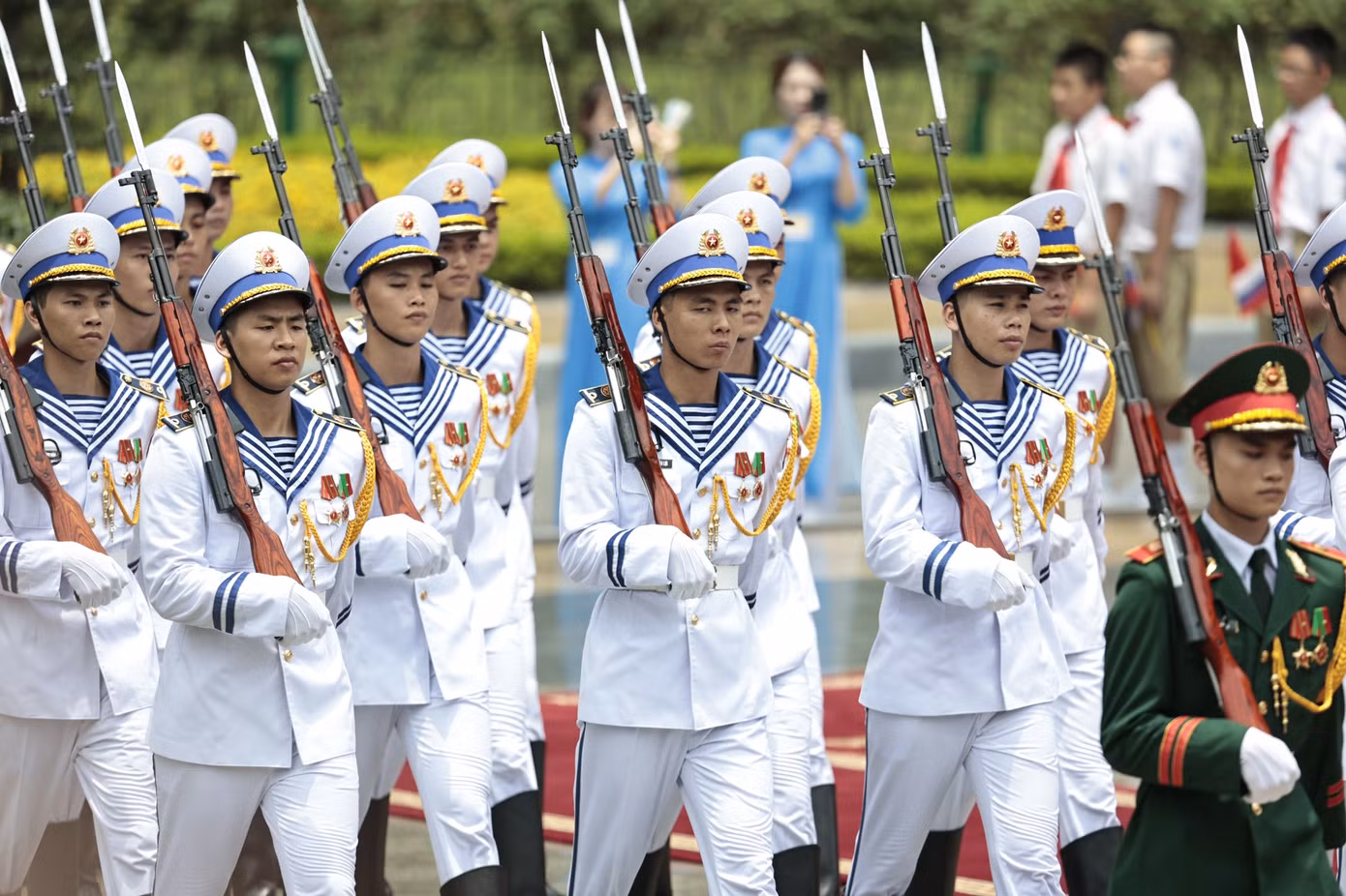 Chủ tịch nước Tô Lâm chủ trì lễ đón Tổng thống Nga Putin ảnh 27