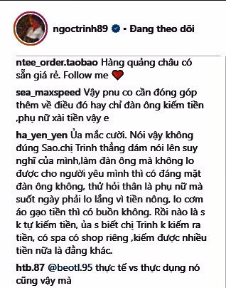 Ngọc Trinh lại gây sốc vì phát ngôn mới về đàn ông, tình và tiền ảnh 3