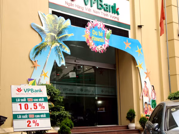 Lãi suất cao nhất tại VPbank cũng chỉ 10,5%/năm Ảnh: Minh Đức
