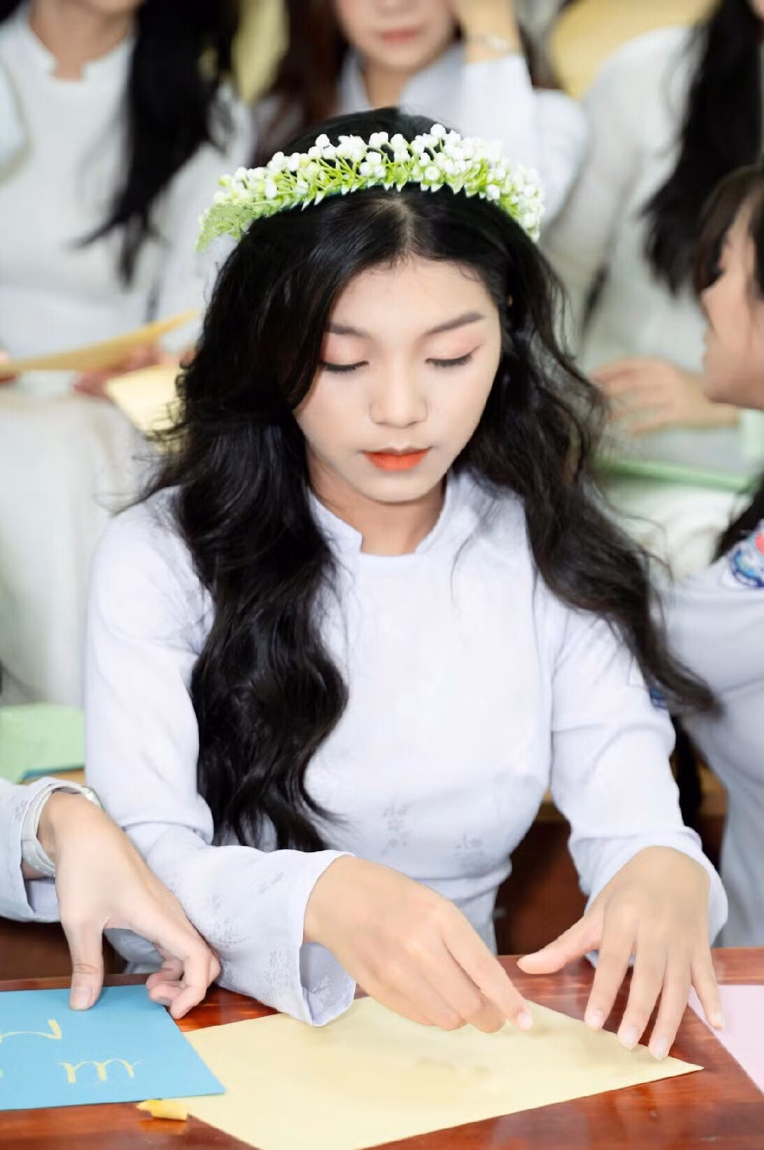 Nguyễn Ngọc Yến mong muốn thi thật tốt để đạt được nguyện vọng mà mình ấp ủ.