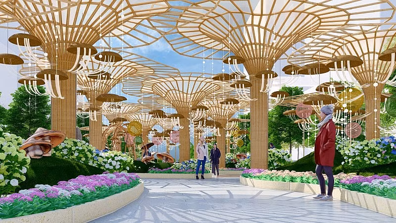 Những tiểu cảnh được trang trí đẹp mắt. (Ảnh: BTC) Những tiểu cảnh được trang trí đẹp mắt. (Ảnh: BTC)