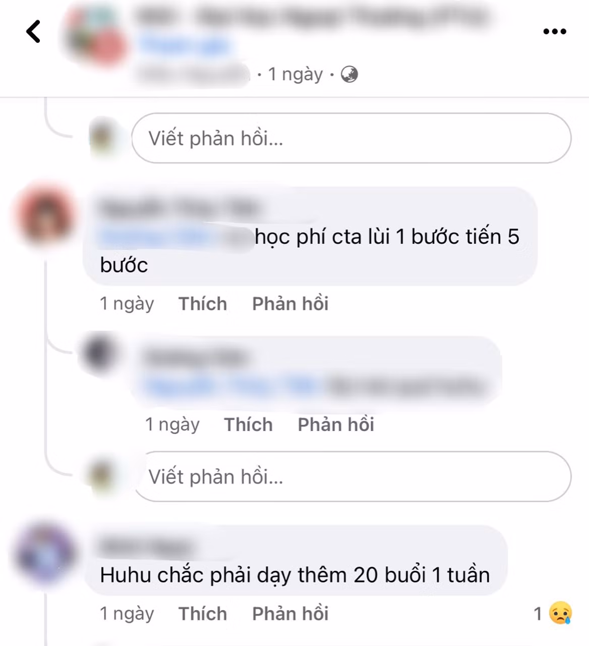 Một bạn sinh viên bày tỏ sự lo lắng về vấn đề tăng học phí trên mạng xã hội.