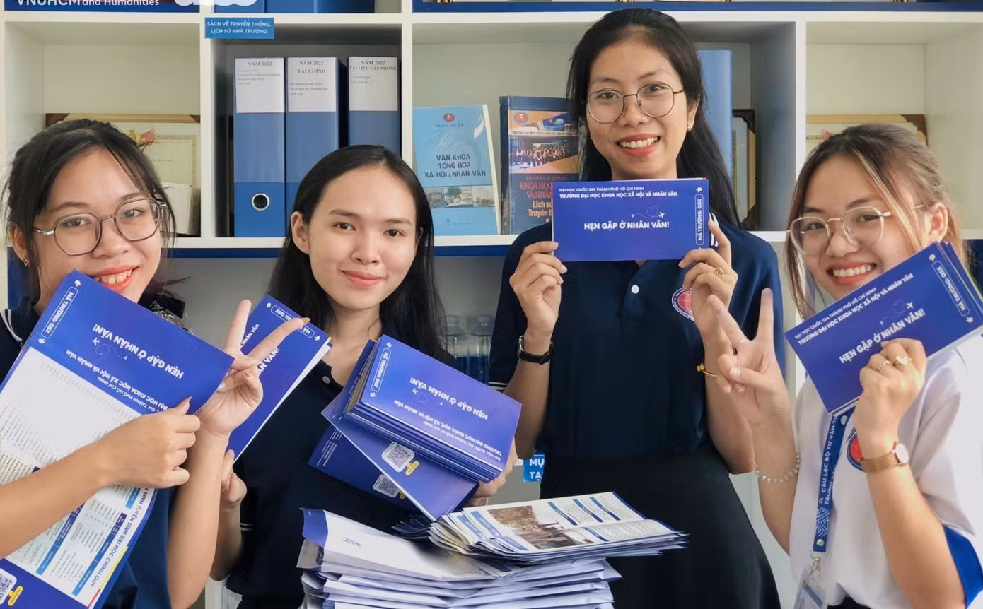Các trường đại học thuộc khối ĐHQG TP. HCM mở đăng ký xét tuyển sớm. (Ảnh: Trường ĐH KHXH&amp;NV)