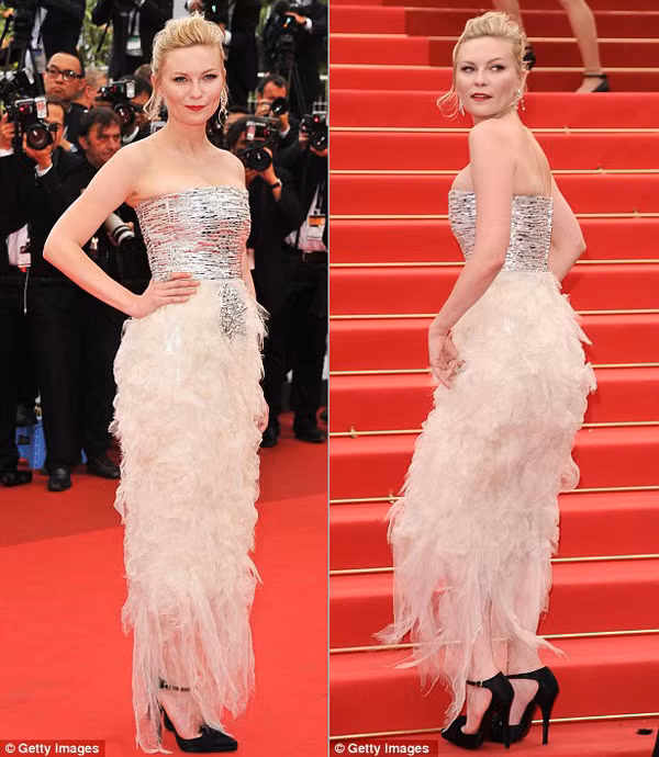 Kristen Dunts lộng lẫy trên thảm đỏ đêm bế mạc LHP Cannes 64