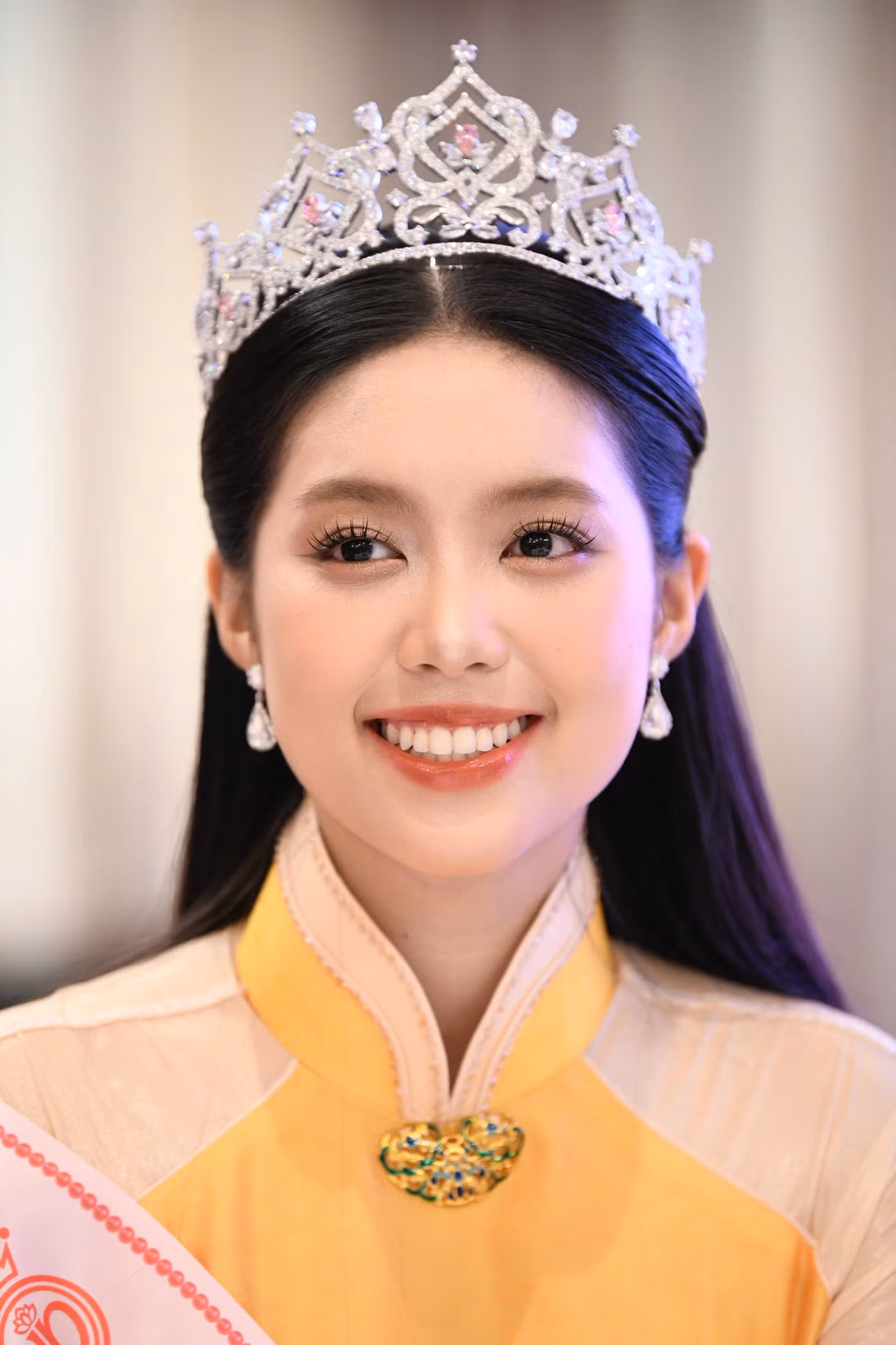 Top 3 Hoa hậu Việt Nam 2024 có những chia sẻ đầu tiên sau đăng quang. Ảnh: Hồng Vĩnh.