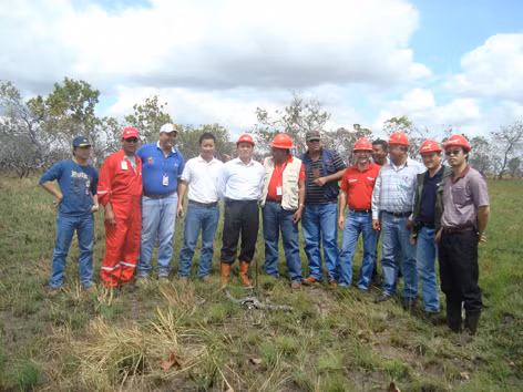 Các chuyên gia dầu khí Việt và Venezuela đang làm việc tại Junin- 2