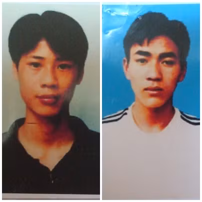 Lê Trọng Nghĩa và Lưu Quang Thạc (Ảnh do cơ quan công an cung cấp) 