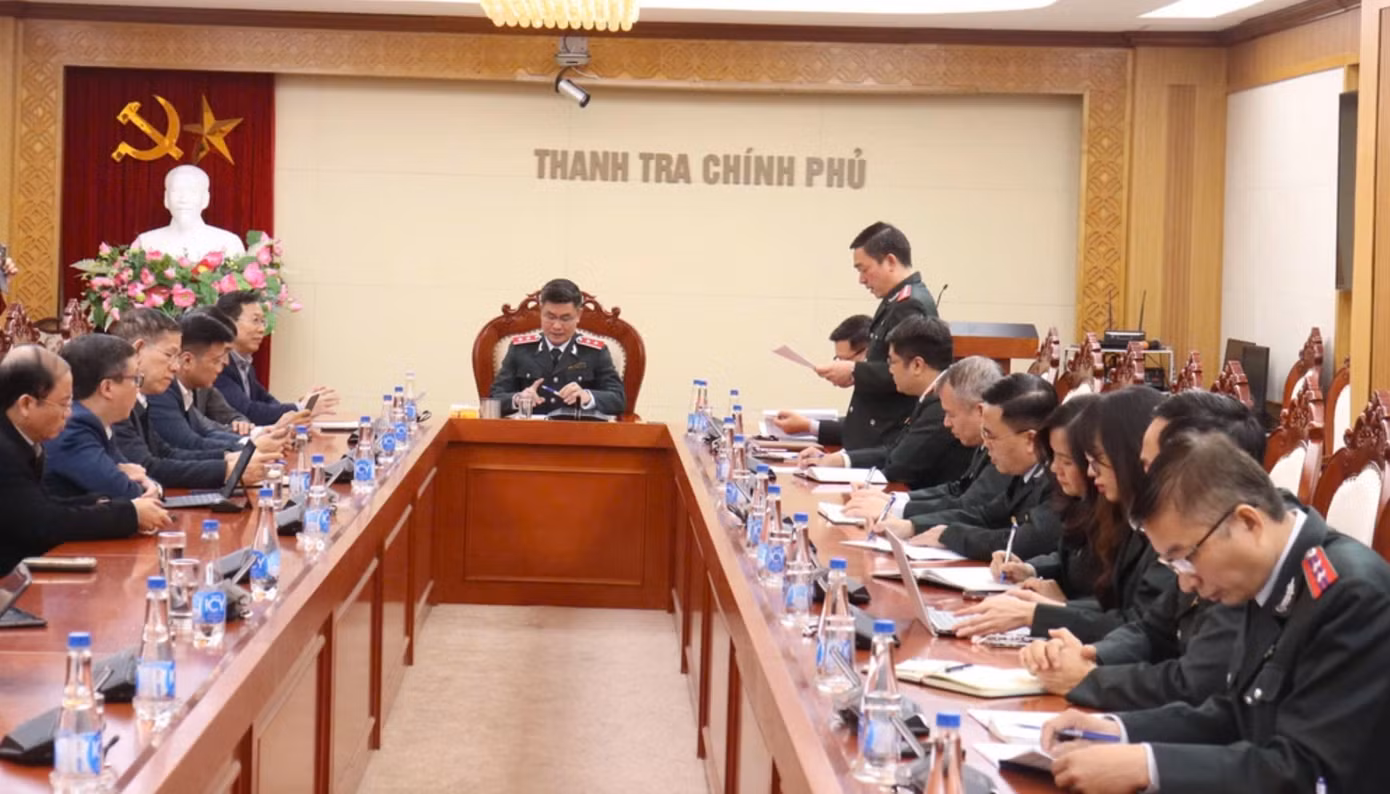 Thanh tra Chính phủ công bố kết luận thanh tra.