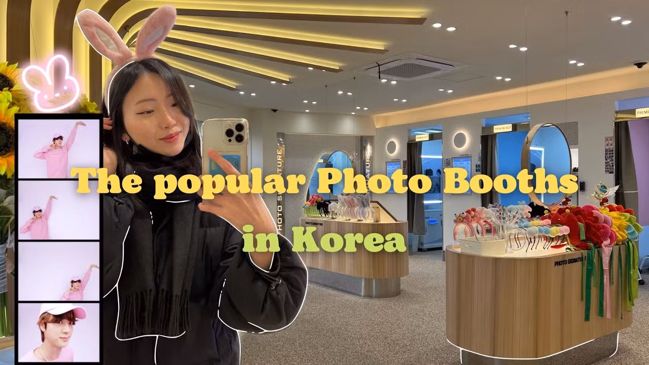 Những booth chụp ảnh xinh xắn được nhiều YouTuber Hàn Quốc "truy lùng" và giới thiệu với cư dân mạng.