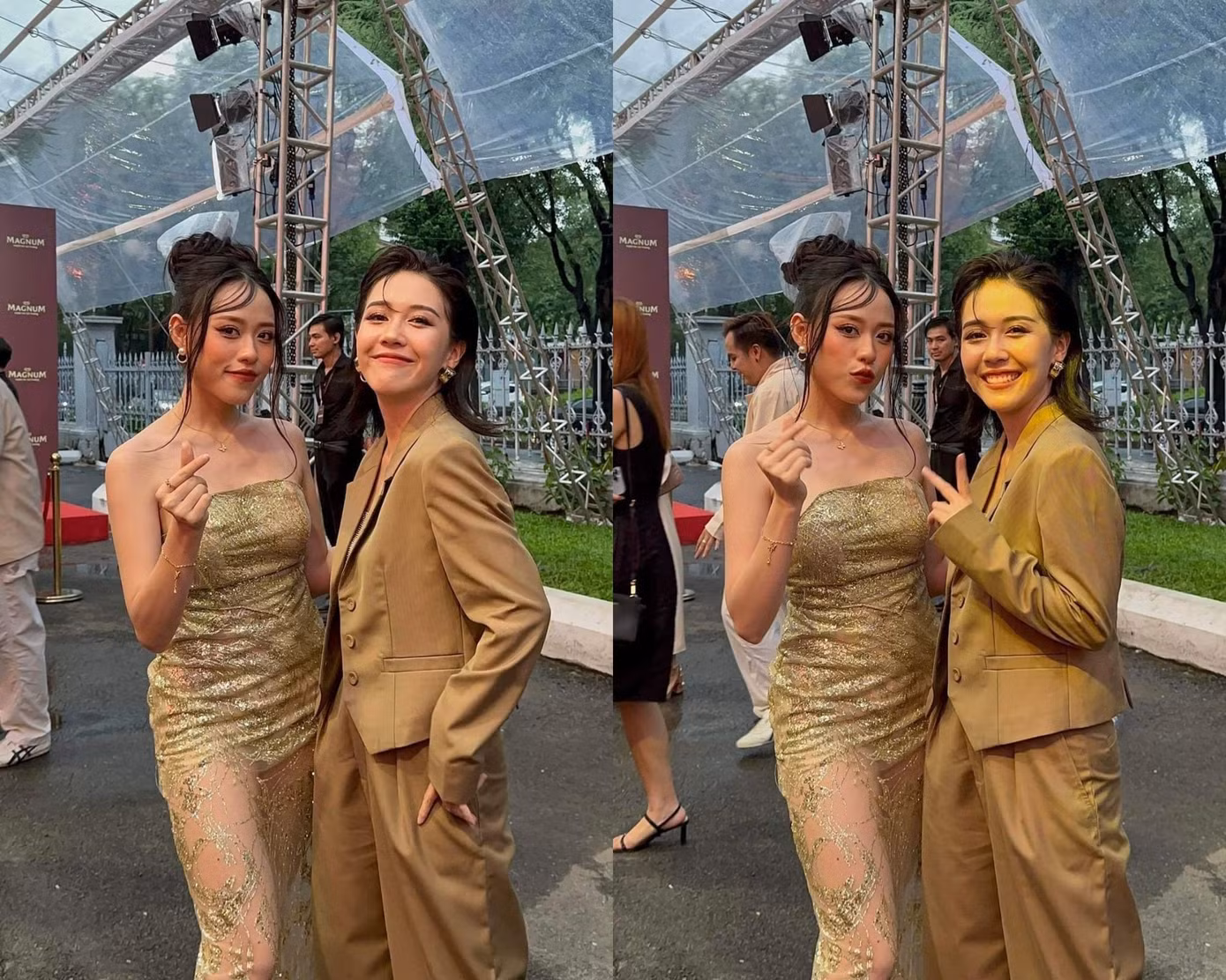 Netizen không khỏi trầm trồ bởi thần thái "soái tỷ" của Hậu Hoàng khi diện suit.