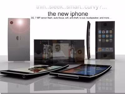 Ý tưởng thiết kế chiếc iPhone 5 có màn hình cong