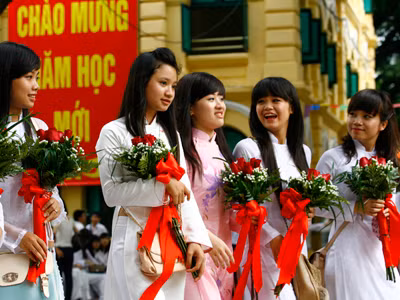 Về lâu dài, ngành GD&ĐT phải đáp ứng nhu cầu học tập ở tất cả cấp học nhưng phải ưu tiên chất lượng. Ảnh: Hồng Vĩnh